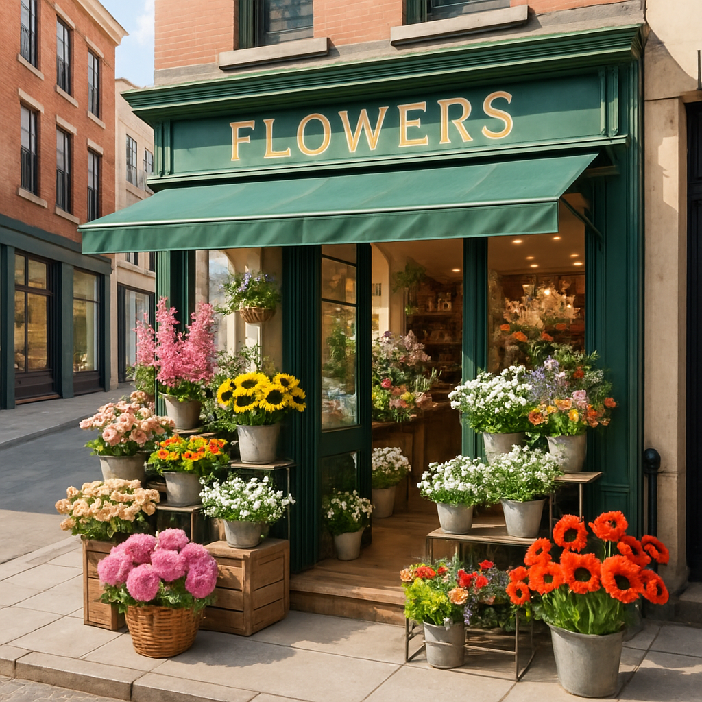 Imagem da loja de flores